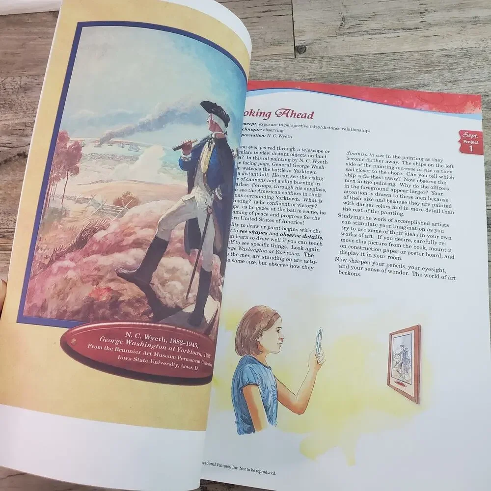 ABeka Art C 3rd Edition 6th grade Paperback Complete Homeschool Drawing Painting